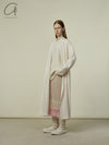 SWAYING 25 Early Spring Profile Knitted Windbreaker Series SW-SW25PS1T11-MIBAI Off-white SW25PS1T11